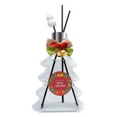 聖誕樹造型硅藻土擴香瓶, 獨特手工硅藻土, 香氣蔓延廣, 清新芬芳, 舒緩壓力疲勞, 白麝香, 200ml, 1件