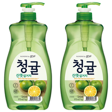 LION 獅王 Chamgreen 青橘洗碗精, 1kg, 2瓶