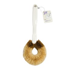 上龍 日式不沾油白棕鍋刷 TL-1775, 不沾鍋專用, 長柄設計, 台灣製造, 1個