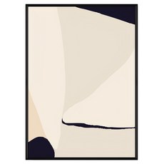 BOLUO GALLERY 菠蘿選畫所 極簡主義 II 掛畫 APGP4630B, 黑色