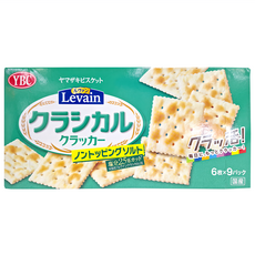 YBC Levain 經典蘇打餅乾 減鹽25%, 168.3g, 1盒