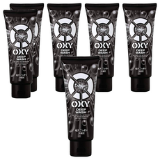 ROHTO 樂敦 OXY 男士竹炭控油洗面乳 深層清潔毛孔 平衡油脂分泌, 200g, 6條
