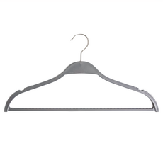 HOLA 和樂家居 ABS素色衣架 41.5 x 0.6 x 21.5 67g, 深灰, 1組