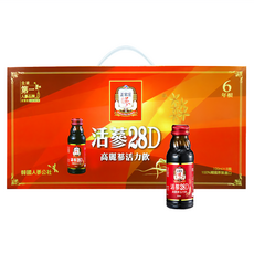 正官庄 活蔘28D 高麗蔘活力飲禮盒, 8瓶, 100ml, 1組