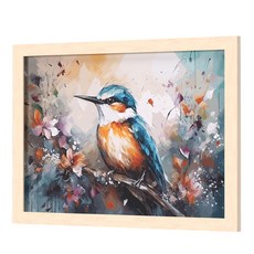 TRENY 4開圖畫紙畫框 黃木色, 1個