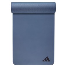 adidas 愛迪達 環保壓紋瑜珈墊, 霧霾藍, 1個