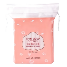 小麥購物 加厚三層卸妝棉 S314 58g, 4包, 100張