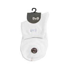 D&G BEAUTY 女款1/2細針襪 白色 12雙