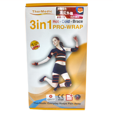 TherMedic 舒美立得 護具型冷熱敷墊 膝蓋專用 PW160, 1盒