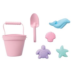 奇哥 CB沙灘玩具組 6件組, 1組, 粉色, 500g