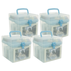 JUSKU 佳斯捷 大豆腐收納箱 #3157, 顏色隨機, 4個