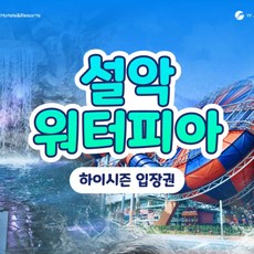 [강원 속초] 설악워터피아 미들/하이시즌 2/3/4인 이용권 (~6.18 / 6.19~7.9)