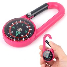 카라비너 나침반 고리 등산 캠핑 낚시 백패킹