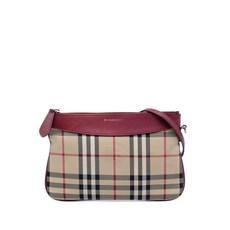 버버리 중고 2000-2017 헤이마켓 체크 캔버스 페이턴 크로스 백