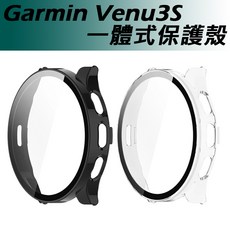 Garmin Venu 3S 一體式保護殼 輕薄高透保護套 全方位防刮防撞, 透明, 1個