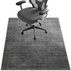 하드우드 바닥용 의자 매트 컴퓨터 의자용 책상 매트 및 로우 파일 카펫 홈 오피스 라이트 그레이용 미끄럼 방지 바닥 보호대, Retro, 48"*60"