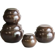 작은항아리 옹기 양념통 소금단지 답례품 장독대 재물운 풍수 고추가루, 1개