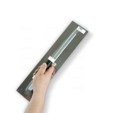 툴리버 0.4T 스테인리스 수지고대 스텐흙손 사각 미장칼 양고데, 100X450mm 18인치, 1개