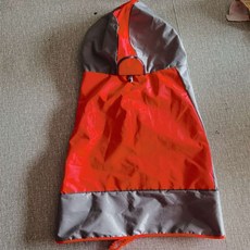 狗狗雙層衝鋒衣雨衣, 1個, 橘色雨衣