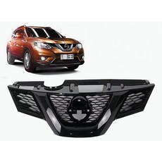 【車王汽車精品百貨】日產 NISSAN XTRAIL X-TRAIL 黑武士 曜夜版 水箱罩 中網框 水箱護罩 中網總成, 1個