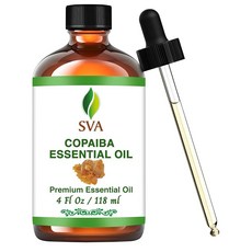 SVA 코파이바 에센셜 오일 118ml 1팩 SVA Copaiba Essential Oil – 4 Fl Oz – 100% Natural Copaiba, 1개