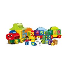 Hi-toys 益智75pcs數字火車大顆粒積木 (與樂高相容), 1個
