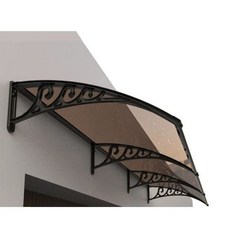 비가림 어닝 처마 가림막 지붕 빗물받이 빗물막이 캐노피 80cmx벽면 150cm 세트, 60cmx벽면 60cm 세트