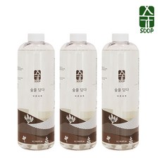숲바른 아기 유아 세탁세제 1000ml x 3개, 1L