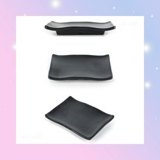 견고한 사각 멜라민 앞접시 업소용 반찬 그릇 무광 식기, 1개, 1cl3 14호