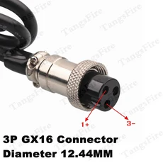 납산 배터리 팩 충전기 하이 퀄리티 전원 어댑터 출력 48V 2A 100-240V 57.6V, 01 EU, 05 3P GX16, 1개