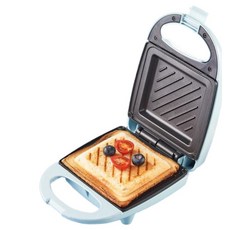누르는 토스트기 빈티지 전기토스터 그린 토스터기 해동 블루 2년 보증 오일 브러시 레시피, 브라이트문화이트