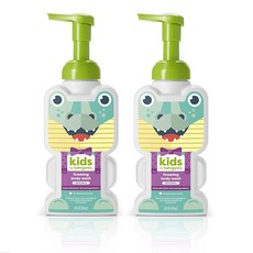 Babyganics 포밍 바디 워시 베리 베리 티어프리 450ml(14액량 온스) (2팩), Babyganics 포밍 바디 워시, 베리 베리, 티어