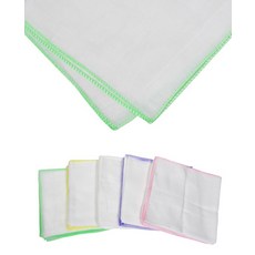 혜명마트 (영화)수분흡수가 좋은 부드러운 순면 가제수건 10매 1세트 순면수건 거즈수건 얇은수건 아기목수