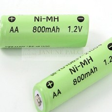 룰루 800MAH 니켈수소 AA 충전지 충전용 건전지 2알 니켈수소전지 충전건전지AA