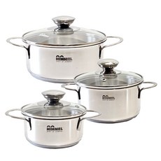 스테인레스 스틸 3중바닥 인덕션 양수냄비 라면 찌개, 1개, 실버, 12cm