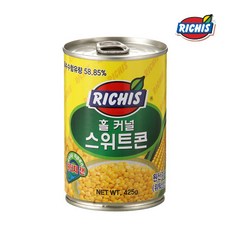 리치스 홀 커넬 스위트 콘 통조림, 425g, 8개