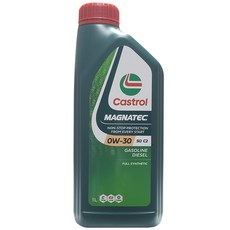 캐스트롤 마그네틱 SQ C2 0W30 1L 1개 가솔린 디젤 겸용 100% 합성 엔진오일 (지능형 마그네트 분자의 탁월한 엔진 보호) 5W30 대체시 연비개선