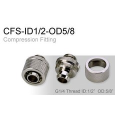 ENZOTECH G1/4/(CFS-ID1/2-OD5/8)4分薄管專用快速接頭, 1個