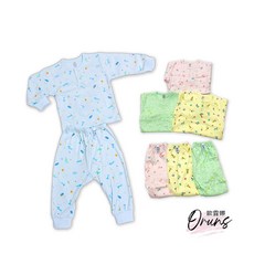 童馨 中厚棉 長袖套裝 秋冬兒童長袖睡衣 大童寶寶長褲印花居家服