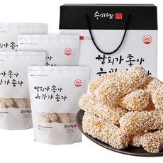 수미담 참외조청 유과 800g X2개 추석 설 선물세트, 1세트