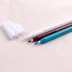 원단용수성펜 초크펜 원단펜, 1개, 브라운 굵은펜