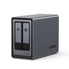 UGREEN NASync DXP2800 2 naskit Intel N100 CPU 8GB DDR5 RAM 2.5GbE 2 M.2 NVMe 4K HDMI 베이