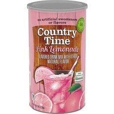 Country Time 컨츄리타임 핑크 레모네이드 드링크 믹스 2.3kg, 2.33kg
