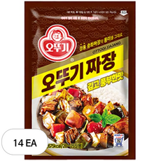 오뚜기 짜장 깊고 풍부한맛 과립형, 500g, 14개