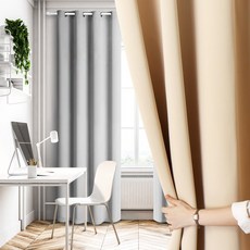 방풍암막커튼 호텔스타일 거실침실용