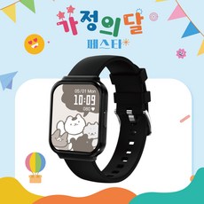 FDUCE T13 스마트워치 통화가능 웨어러블 1.75인치 t13 초슬림, 블루투스, 4.445cm, 블랙