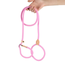 탈출방지 훈련 및 산책용 강아지 목줄 로프 리드줄, 1개, 12. 핑크 XL(T912)