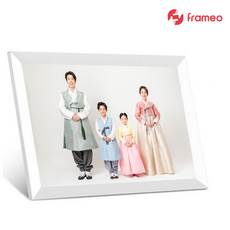 프레미오 디지털 전자 스마트 와이파이 액자 앨범 10인치, 화이트