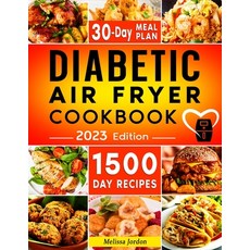 (英文圖書)Diabetic Air Fryer Cookbook: 1500-Day Easy and Mouthwatering Recipes for Living... 平裝版, Orion Edition, 英文