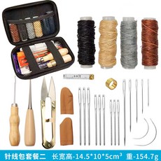 가려거든 가죽공예 가죽작업 DIY 도구키트 28종 풀패키지 (파우치 포함), 1세트, 블랙 1세트, 블랙